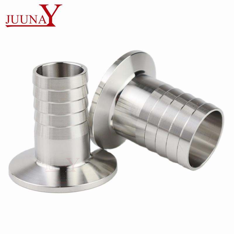 6mm/8mm/10mm/12mm/19mm/51mm Edelstahl SS304 Sanitärschlauchstutzen Rohrverschraubung Klemme OD 50,5mm-64mm passend für 1,5" 2" Tri Clamp