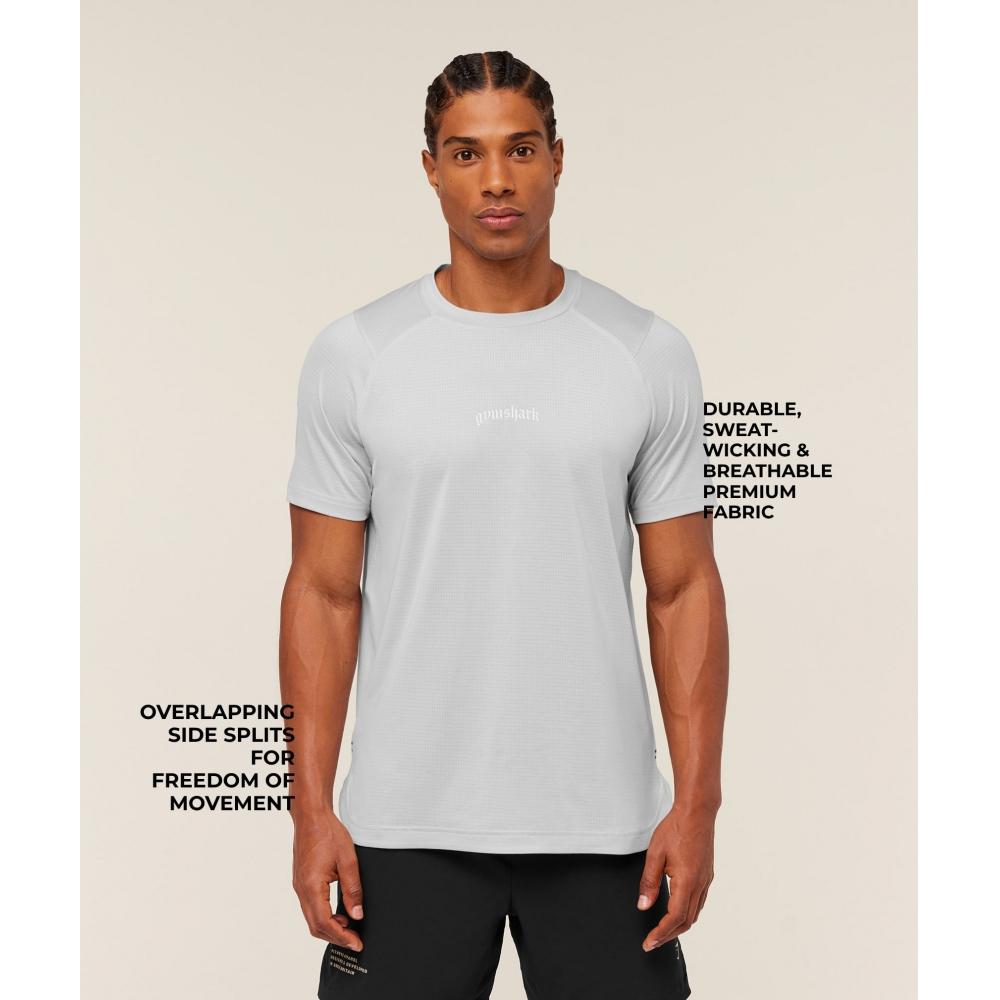Gymshark TacTical T shirT meTal Grey A4b5g Gb7m