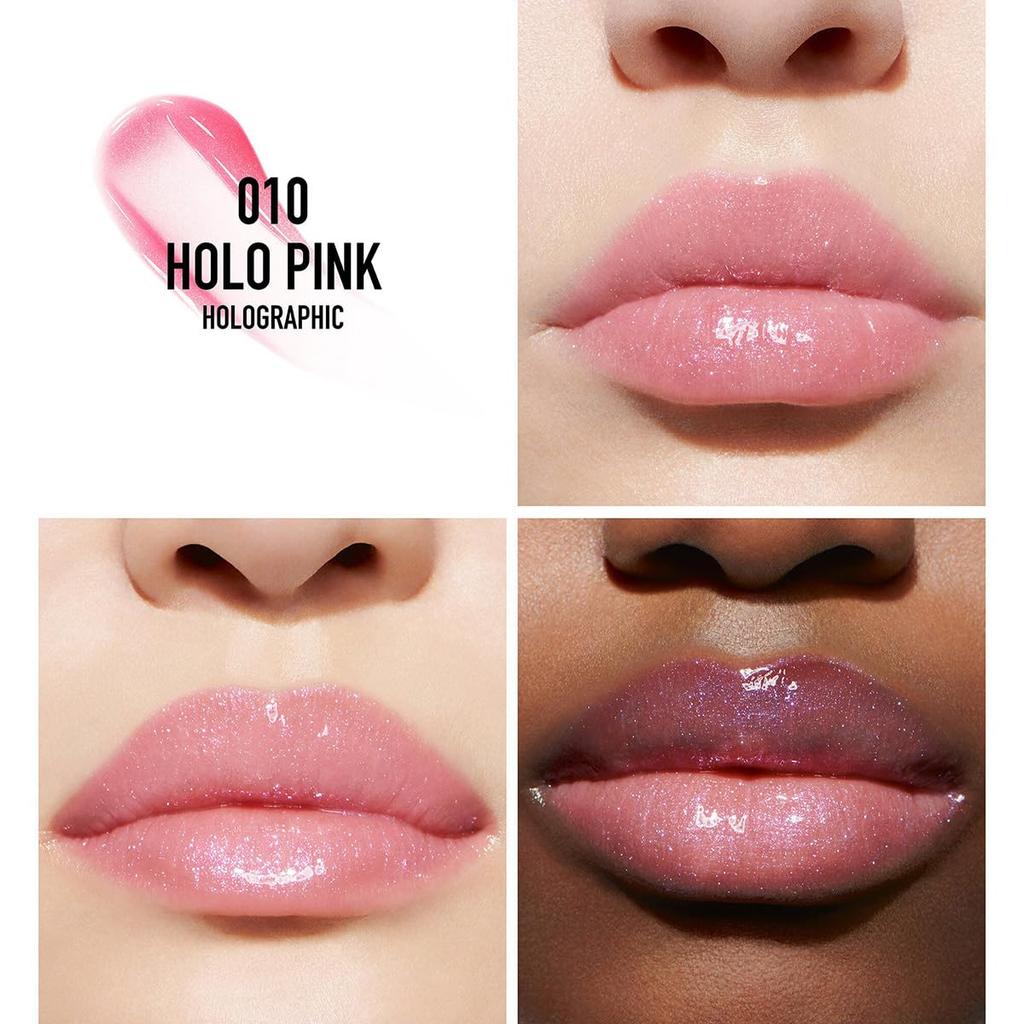 Wrapping and Paper Bag Dior Lip Addict Lip Maximizer [Gift Included] (No Personalization, 010-Holo Pink)