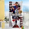 Messi Personalized Text Beach Towel Super Soft Microfiber Quickdry Fabric Ideal for Travel Outdoor Swim Pool Yoga Surf Camping Hiking Gym Gift Holiday