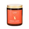 Caramel Pumpkin - Pumpkin Scented Soy Candle with Caramel - Yush - 180ml
