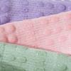 1 Pair Yoga Socks Anti Slip Silicone Mid-Calf Women Sports Socks 95% Cotton Sweat-Absorbent Anti-Odor Breathable Socks