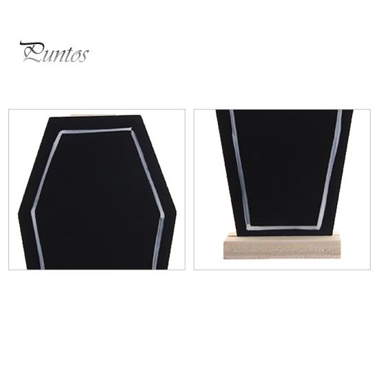 Halloween Mini Black Coffins Letter Board Ornament Display Message Board Multifunctional Menu Schedule Gothic Decor for Halloween Party Home