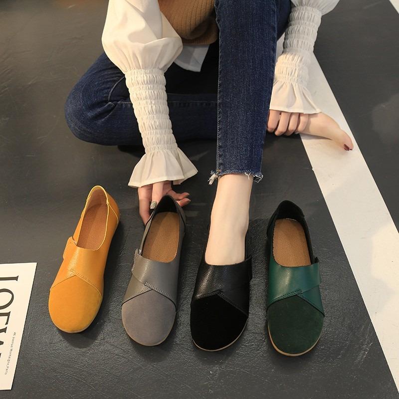 Casual shoes women's spring new foot cover 4 Doudou shoes nurse shoes women