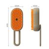 One Button Steam Spray Folding Rotation Bath Depilatory Brush Comb Cat and Dog Pet Spray Massage Brush