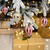 6pcs Holiday Christmas Tree Decorations Durable Plastic, Suitable for Various Scenes Home, Wedding,Party Indoor/Outdoor Featherless Ornament Set
