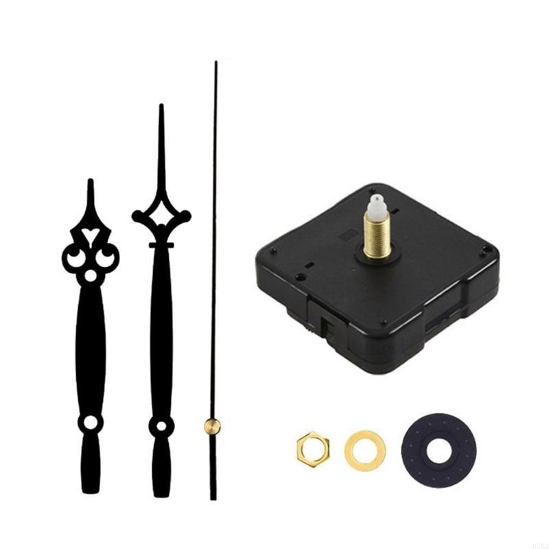 62KD DIY 16palcový tichý hodinový strojek Hodinky Nástěnné hodiny Strojky pro panel o průměru 35-40 cm