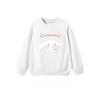 2025 MINISO Kinderbekleidung Niedliche Cinnamoroll Hoodies Cartoon Anime Peripherie Jungen und Mädchen Rundhals-Pullover für Frühling und Herbst