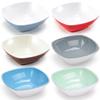 Melamine Imitation Porcelain Square Plastic Bowl for Restaurants and Hotels - Perfect for Fast Food, Barbecue, Bibimbap, and Desserts.