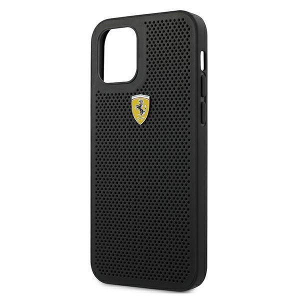 Ferrari Fespehcp12Lbk Iphone12 Pro Max 6,7 Czarny/Black Hardcase On Track Perforated