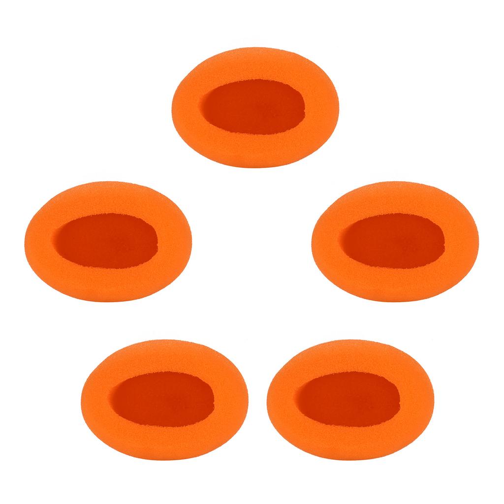 5 Stück Handmikrofon-Windschutzscheiben, Mikrofon-Schaumstoff-Abdeckungen, kompatibel mit