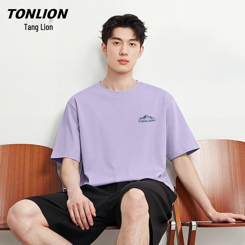 TonLion Men's Double-sided Cooling Short Sleeve T-shirt