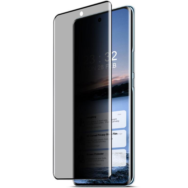 IMAK For Vivo X50 5G Full Screen Protectors 3D Curved Anti-Spy Phone Film