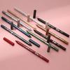 Wasserfester Eyeliner Gelstift Rotbraun Weiß Ultraschmal Weich Leicht zu tragen Hochpigmentiert Lipliner Professionell Langanhaltendes Augen-Make-up