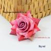 3D Printed Rose Flower Silk Headwear - Ethnic Minority Hair Accessory