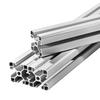 6PCS 4040 Aluminum Extrusion Profile, 78.74 Inch 2000 mm, T Slot European Standard Anodized Linear Rail, High-Strength Extruded Aluminum Rail, for 3D
