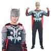 Avengers Endgame Thor Superheld Muskelkostüm mit exquisiter Verarbeitung für erwachsene Jungen
