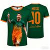 Messi Sommer Superstar Muster Stickerei Elite Gedenktrikot Kinder Familienkleidung Stil Lässig Sport Outfit