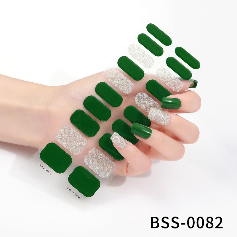 Gel Manicure Stickers Baked Light Phototherapy Nail Stickers Cured Manicure Stickers