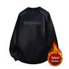 Men's Trendy American-Style Fleece-Lined Winter Hoodie – Thick, Warm, Printed, Loose Fit Jacket