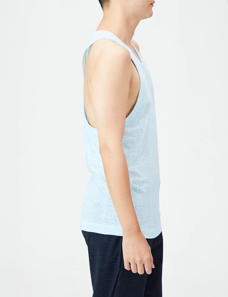 Adidas Men's Almost Blue (HD0958) Tank Top for Yoga and Training, Size M, UB888