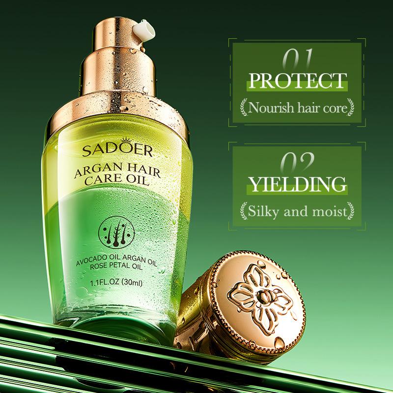 Hair Care Essential Oil 30ml SADOER Softening Nourishing Hair Care Essential Oil