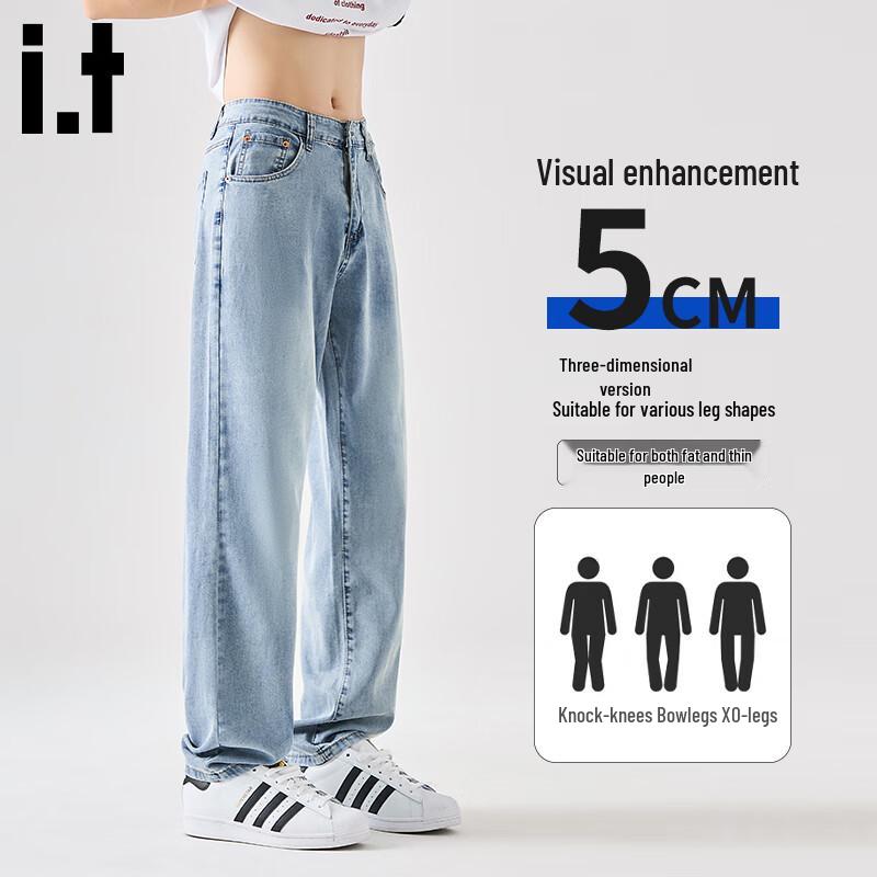 :CHOCOOLATEit Men's Tencel Lyocell Loose Fit Jeans