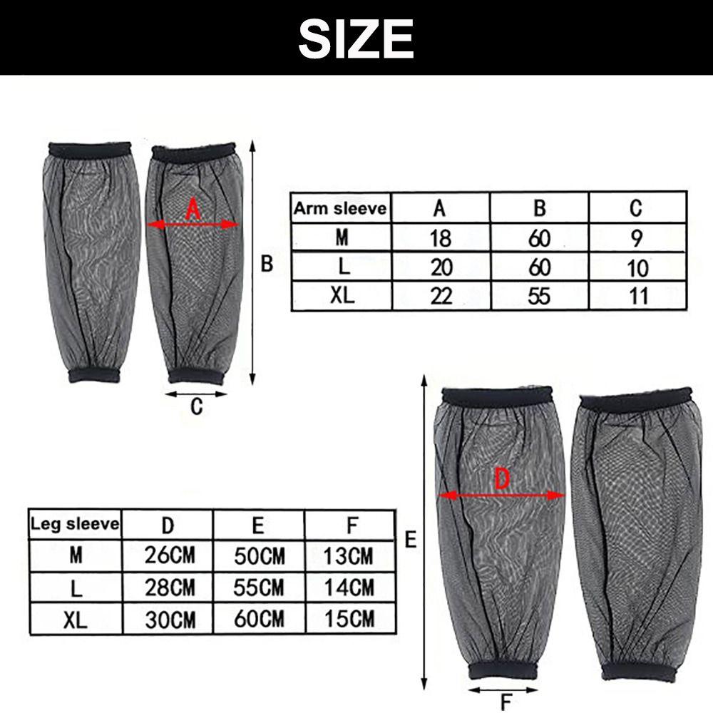 Mesh Leg Sleeves Lightweight Leg Mosquito Nets New Anti-mosquito  Outdoor