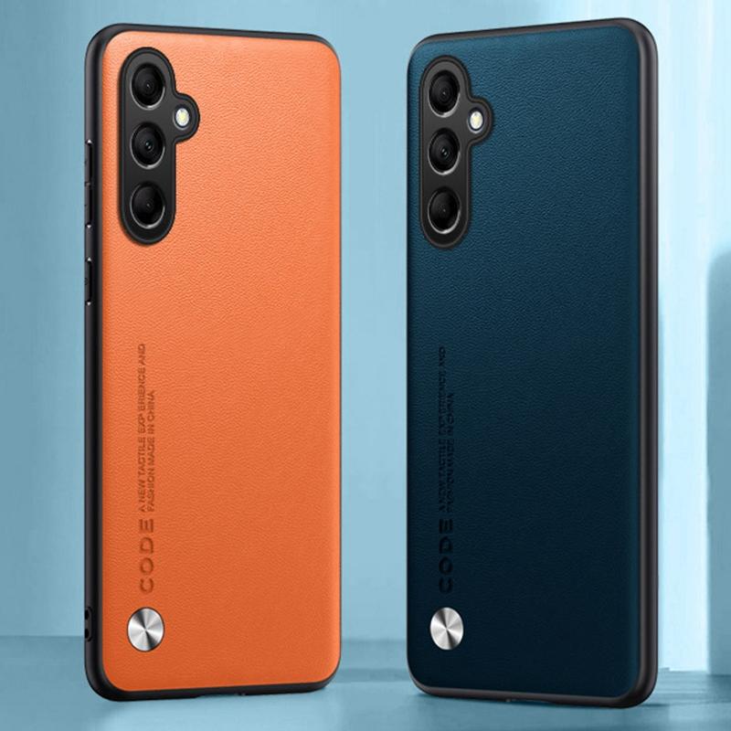 Luxusní PU kožené pouzdro pro Samsung Galaxy M14 M54 A04 A04S A14 A24 A34 A54 5G kryt silikonové pouzdro s plnou ochranou Coque