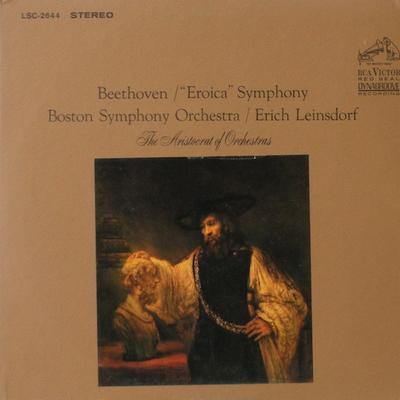 LP Record ERICH LEINSDORF, BOSTON SYMPHONY OR - Beethoven Symphony No3 Eroica LSC2644 RCA Victor Red  1963 US Classical Used