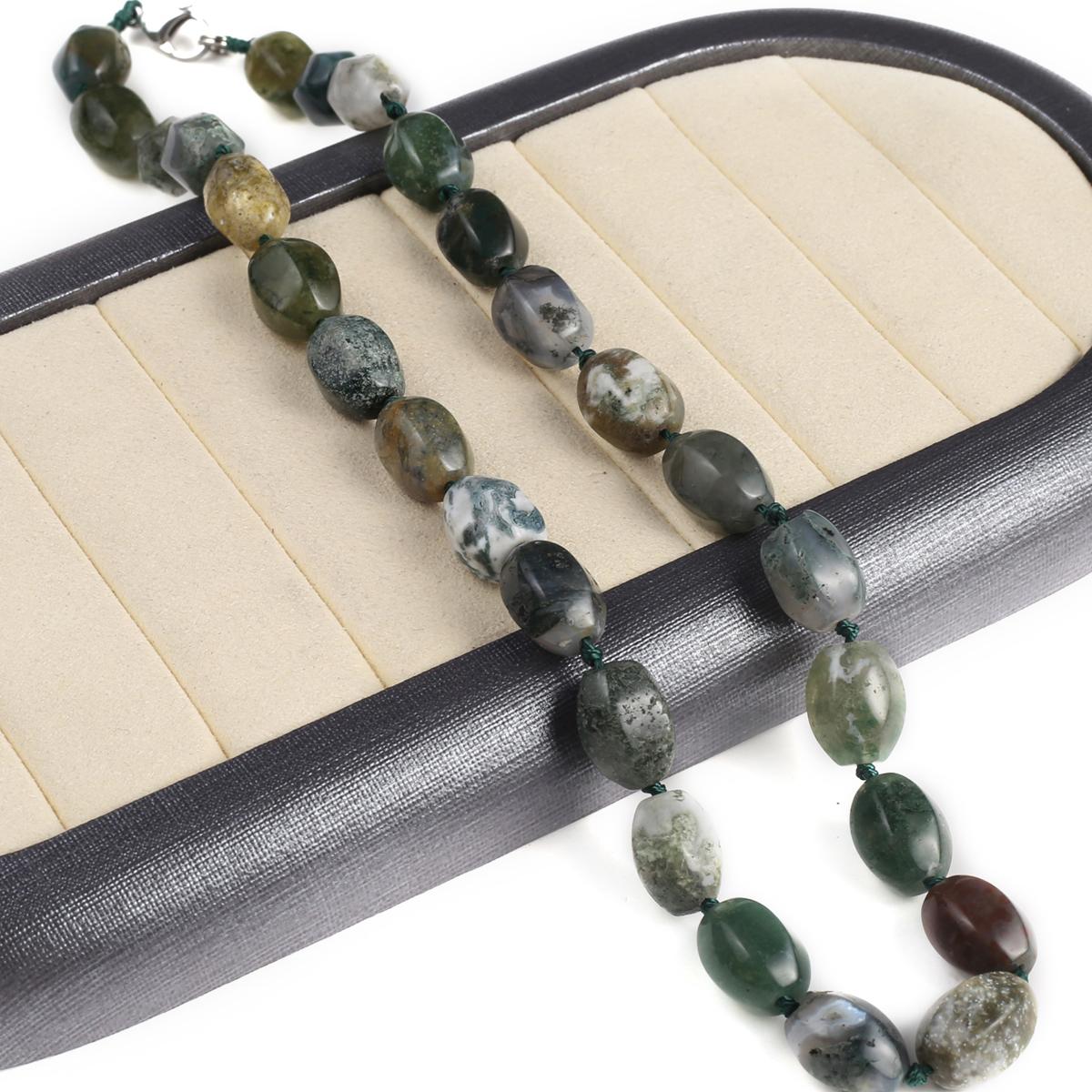 

Женское ожерелье из натурального камня, индийские агаты, ожерелье, нерегулярные бусины, подвески для подарка на день рождения, длина 45 см 45cm