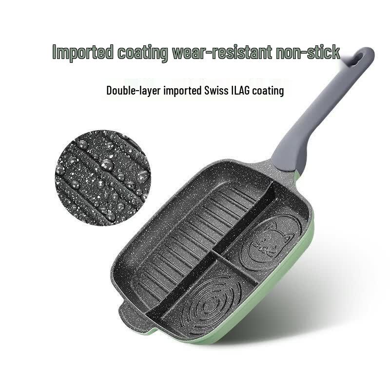 COOKER KING Non-stick Multi-Compartment Breakfast Pan