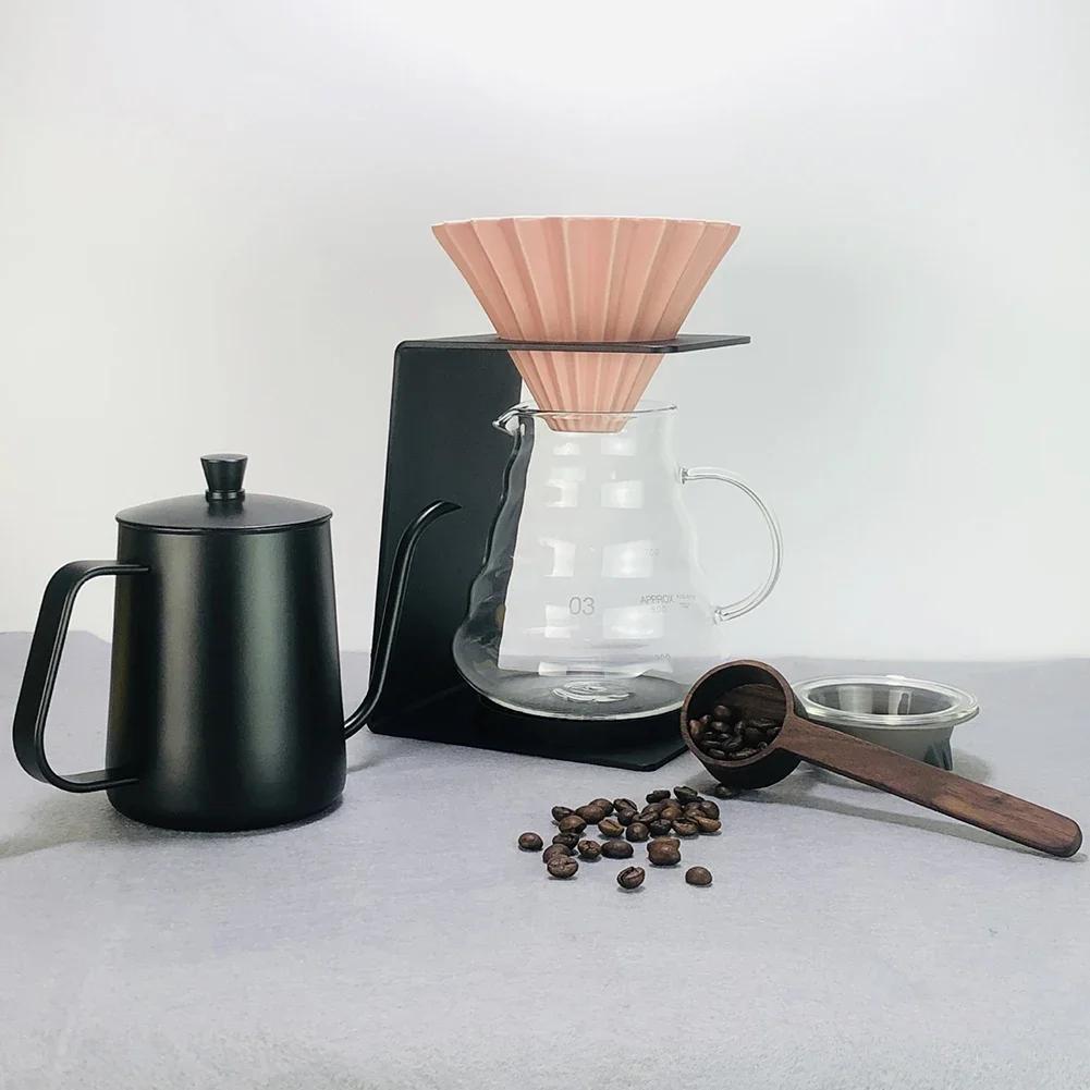 Hand Brewed Coffee Stand And Drip Tray 17.5*13.5*9.5cm Pour Over Dripper Rack Hand Brewed Coffee Stand Filter Dripper Bracket