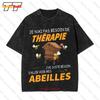 Je NAi Pas Besoin De Therapie JAi Juste Besoin DAller Voir Mes Abeilles Vintage Oversized TShirt OWV