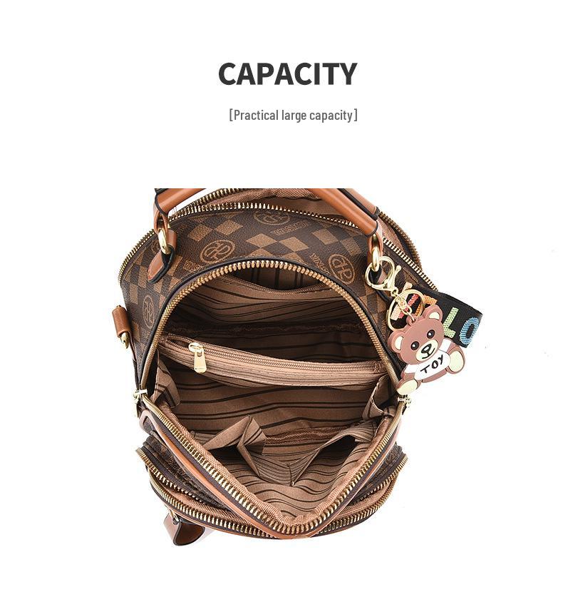 2025 Damen Trendrucksack & Umhängetasche mit Print - Vielseitige Zwei-Wege-Schultertasche