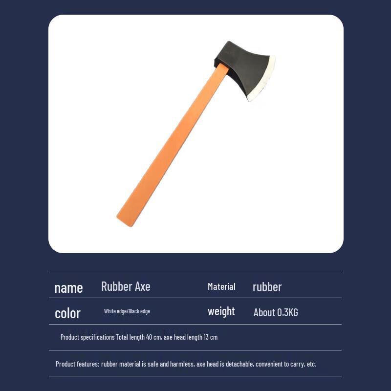 Детский резиновый игрушечный топор