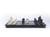 Youbang Three-in-One Magnetic Folding Chess, Checkers, and Backgammon Game Set (Medium)
