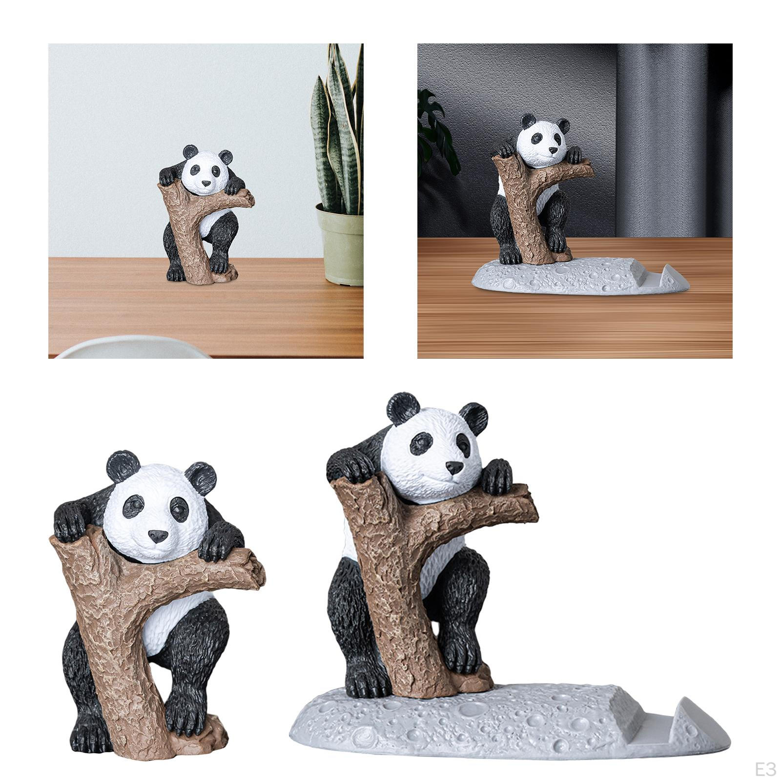 Очаровательная скульптура панды для домашнего декора или подарка With Base — фото 4
