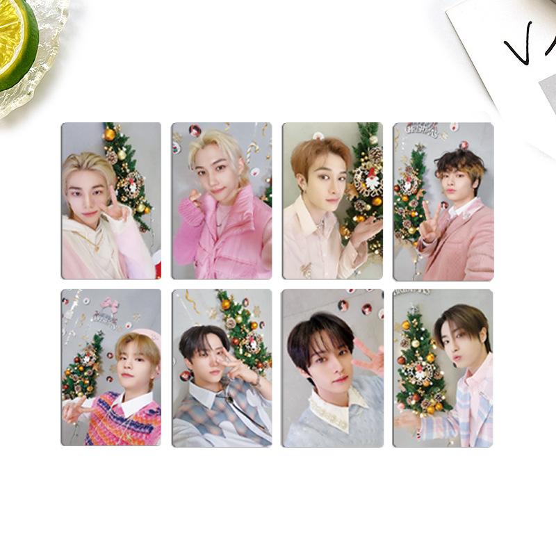 8Pcs Straykids Album Card Concert Reward Card, Skzoo Huang Xuanchen, Li Longfu, Celebrity Peripheral Collection Small Card Set