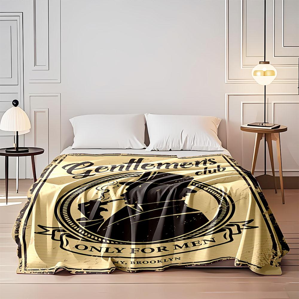 Gentlemen's Club Blanket for all seasons blanket lunch break throw gift