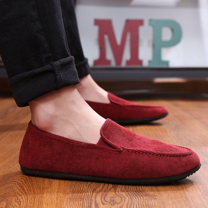 Men's Casual Cloth Shoes Casual Shoes Spring and Autumn Canvas Shoes Fashion Loafers Men Zapatos De Tela Casuales Para Hombres