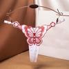 Sexy Spitzen-Tanga für Damen, Schmetterling, niedrige Taille, verstellbare Taille, Höschen 150