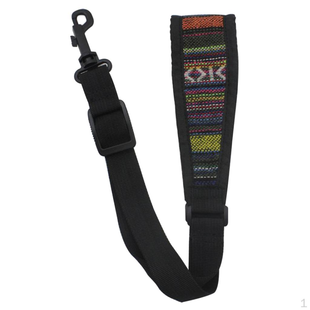 Elastic Single Shoulder Sax Neck Strap Belt Saxophone Accessory