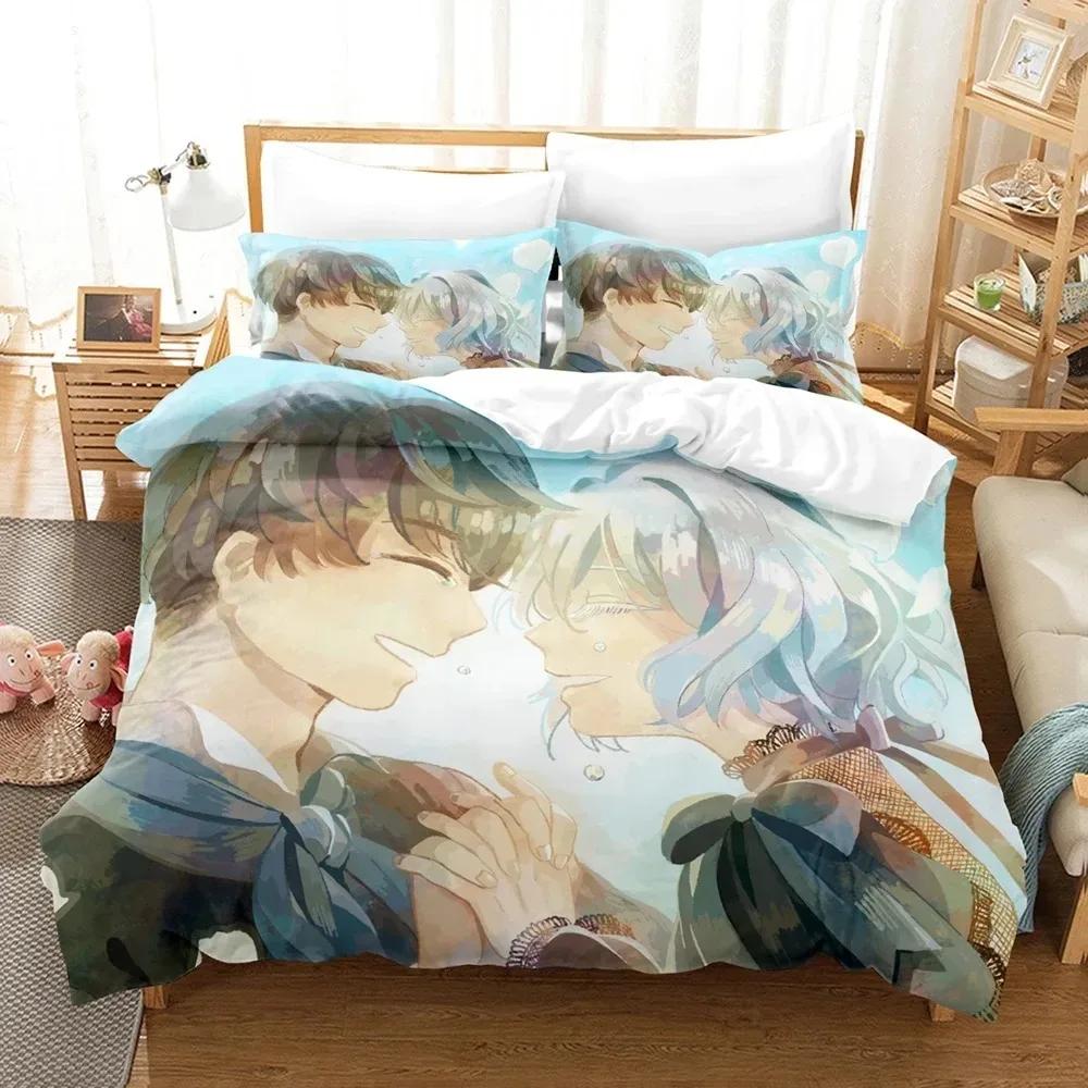 Comforter 3D Printed Anime The Case Study Of Vanitas Bedding Set Boys Girls Twin Queen Size Bed Kids Adult