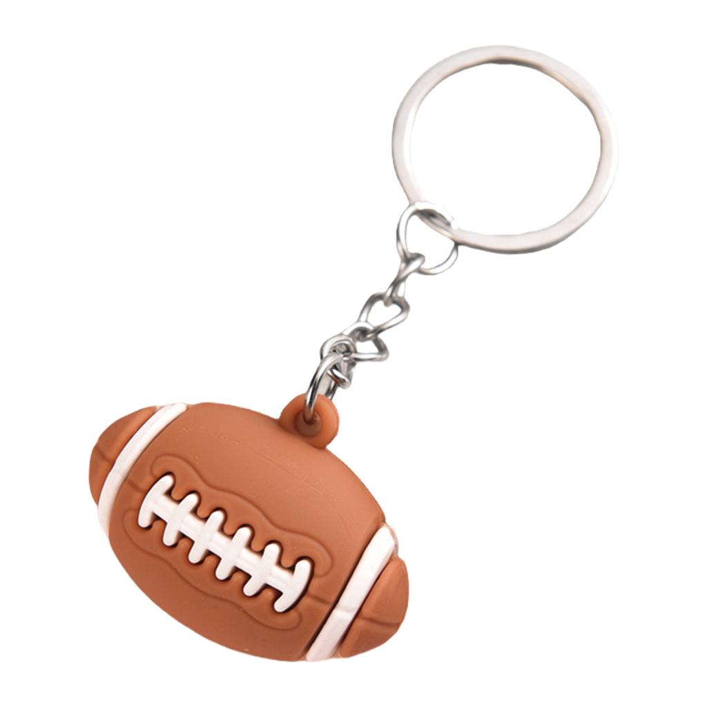 Volleyball Key Chains with Simulated Designs Small Volleyball Pendant Suitable for Sports Fan and Party Supplies