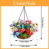 Fake Flower Plant Wall Hanging With Silk Blooms For Indoor Home Decoration And Gift Ideas