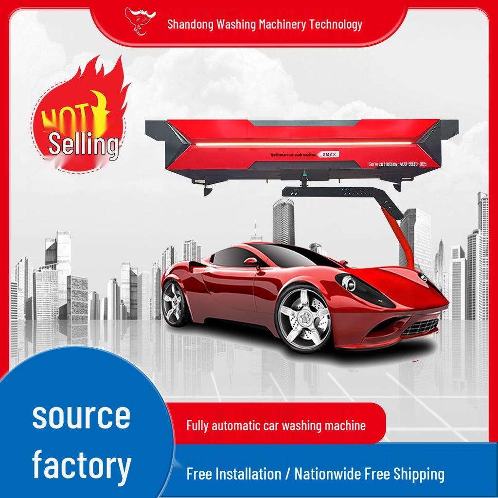24/7 Fully Automatic Contactless Smart Car Wash Machine