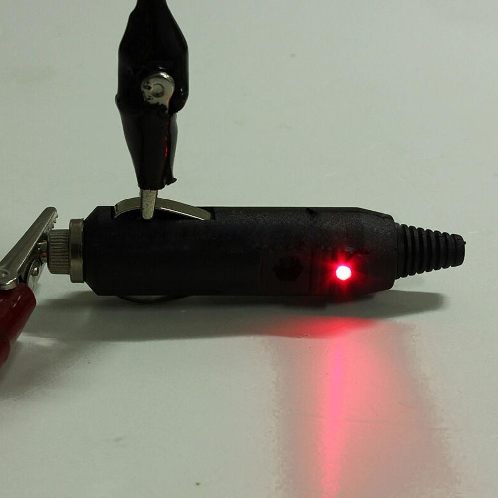 Car Lighter LED Socket Plug Connector Adapter 12V-24V LED Illuminated Adapter For RV Boats Trucks Accessories