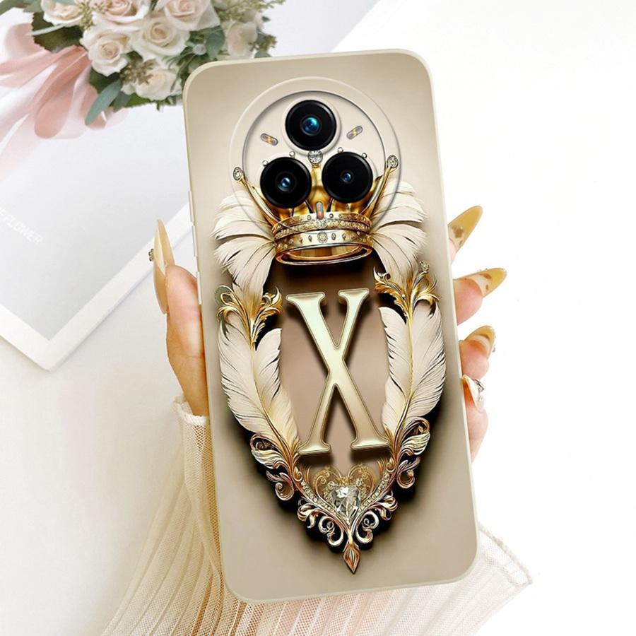 

For Realme 14 Pro Plus Case RMX5051 Initial Letter Silicone Protective Soft Back Cover For Realme14Pro Case 14Pro+ Phone Funda Realme 14 Pro