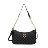 Pu Retro French Style Underarm Bag With Chain Strap For Daily Casual Use